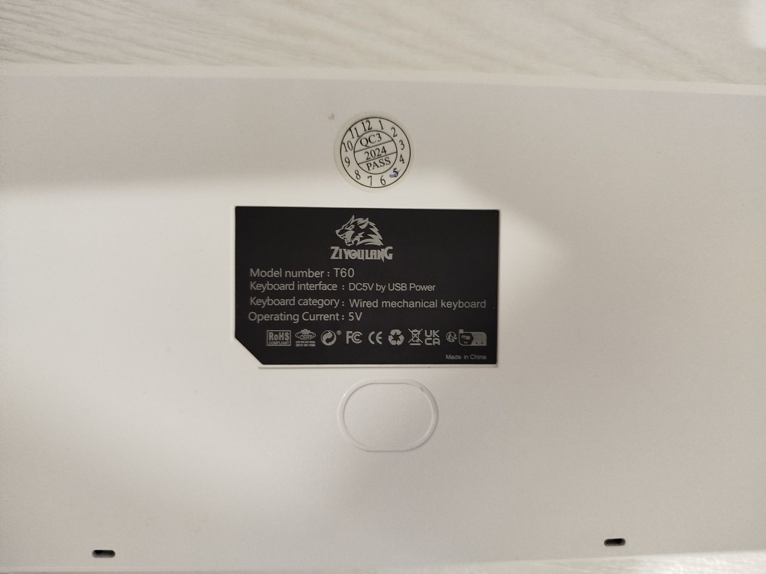 Механическая Клавиатура Ziyoulang T60