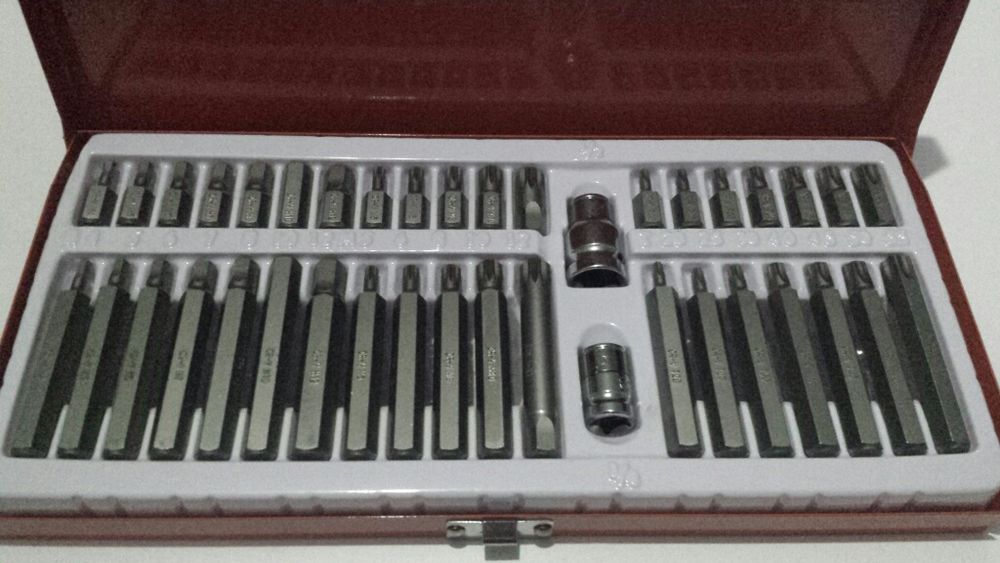 Trusa biti si torx 41piese,set trusa bits,bituri torx-uri ch.-vanadium