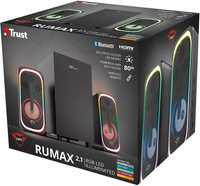 Boxe Bluetooth RGB TRUST GXT 635 RUMAX 2.1 40W Subwoofer Nou Garantie