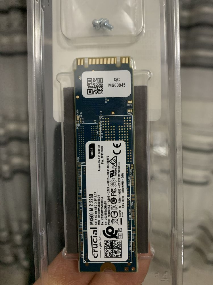 SIGILAT Solid State Drive SSD Crucial MX500, 500GB, M.2 SATA3