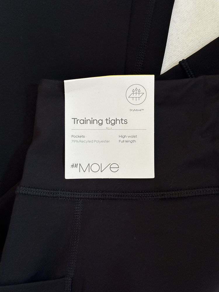 Черен клин за трениране с джобове H&M