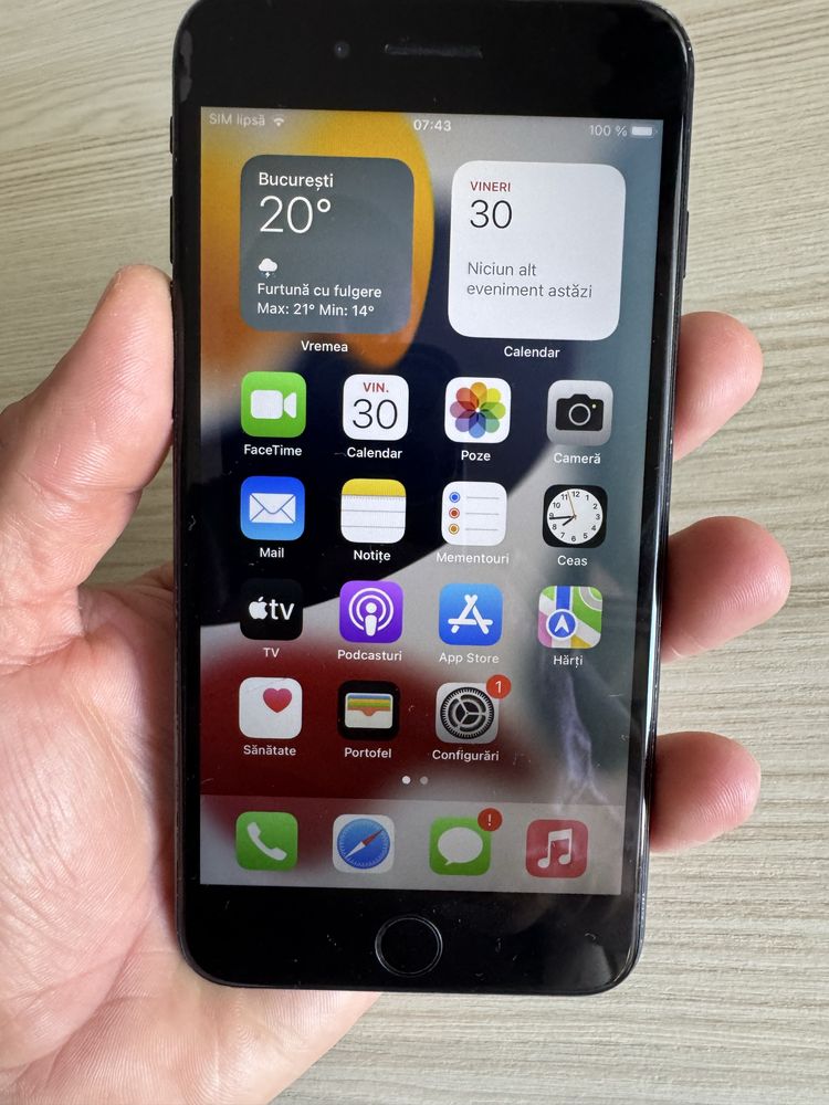 Iphone 7plus orice retea .128 gb , defect