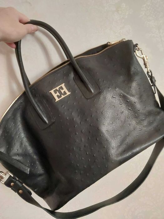 ESCADA Original 100% Кожа Голяма чанта