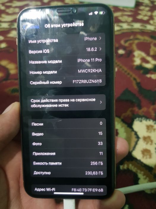 iPhone 11 pro 256 talik