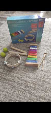 Set instrumente muzicale -jucarie- lemn