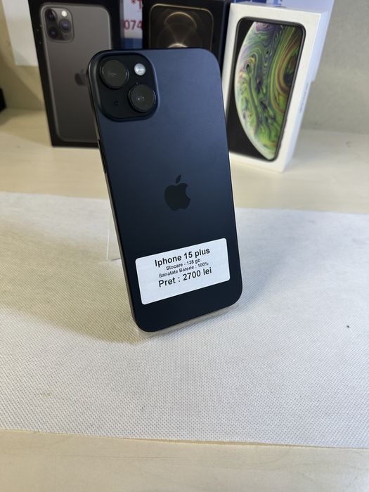 Iphone 15 plus / 128 gb / 100% baterie / garantie