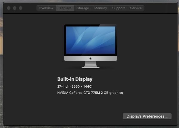 IMac 27 inch late 2013