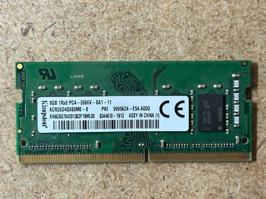 Память Kingston SODIMM DDR4 8192Mb 2666MHz [ACR26D4S9S8ME-8]
