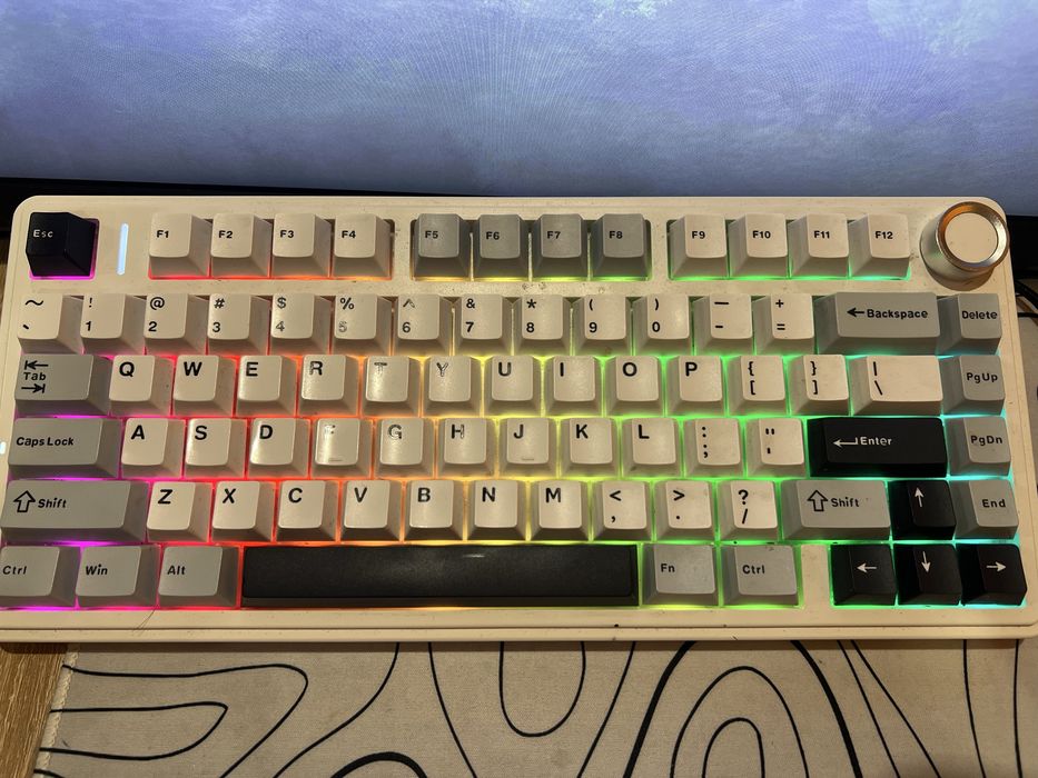 Клавиатура AULA F75 белый