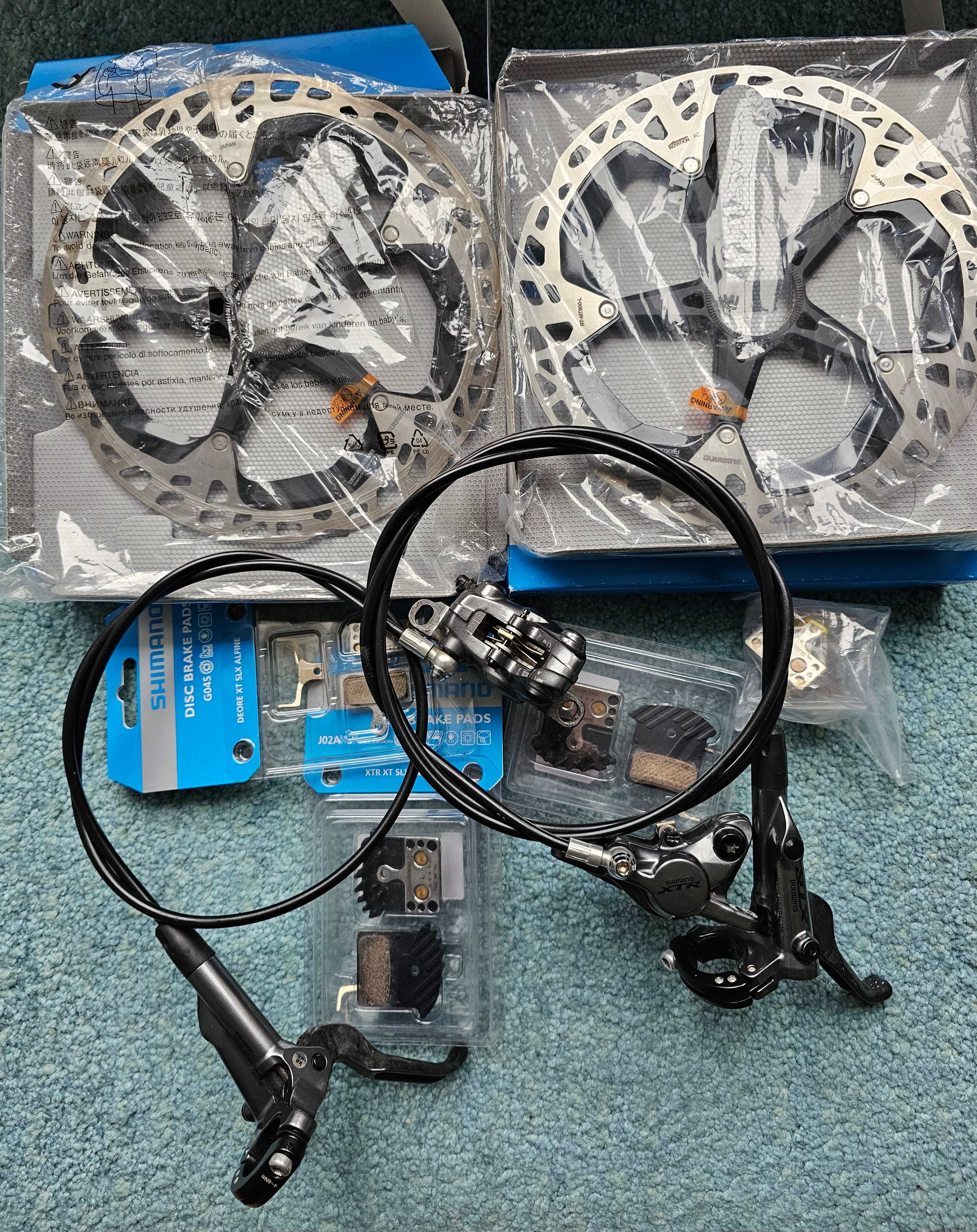 тормоза Shimano XTR BL-M9000/BR-M9000, состояние новых