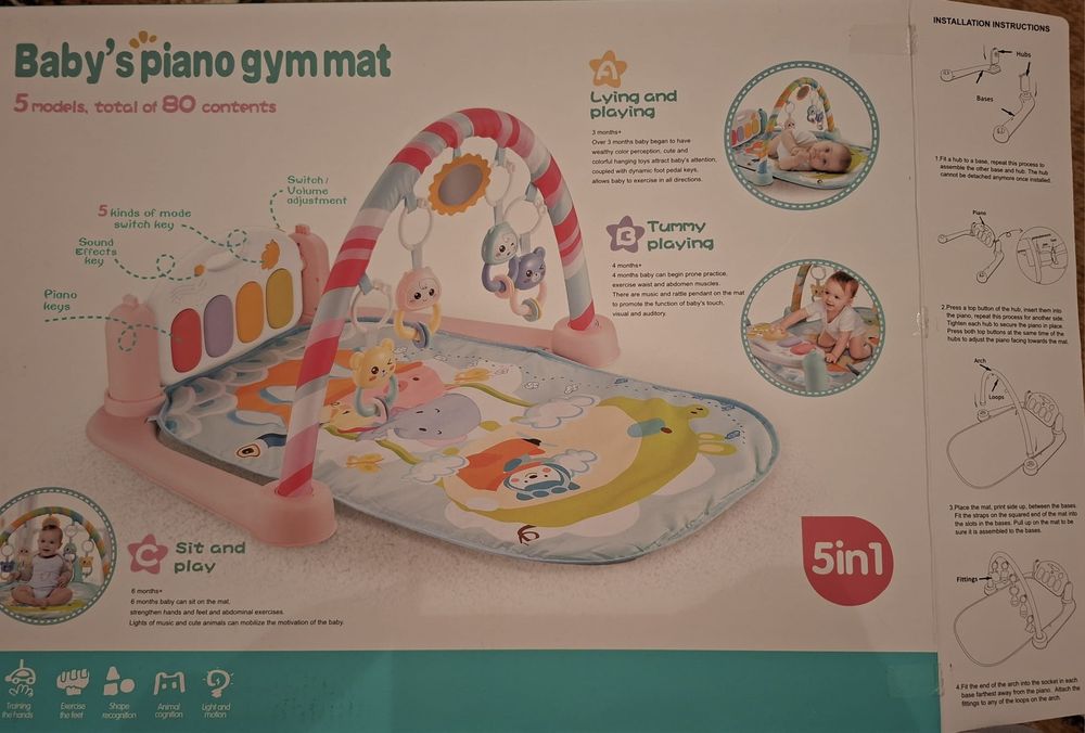 Saltea de joaca pentru bebelusi