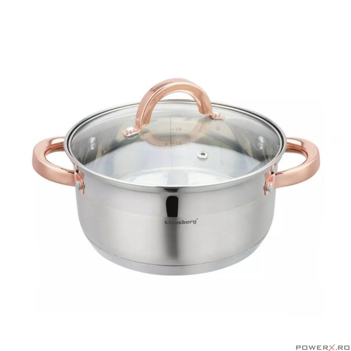 Oala pentru abur 3 pcs, 20 cm, 3.1 litri, Klausberg