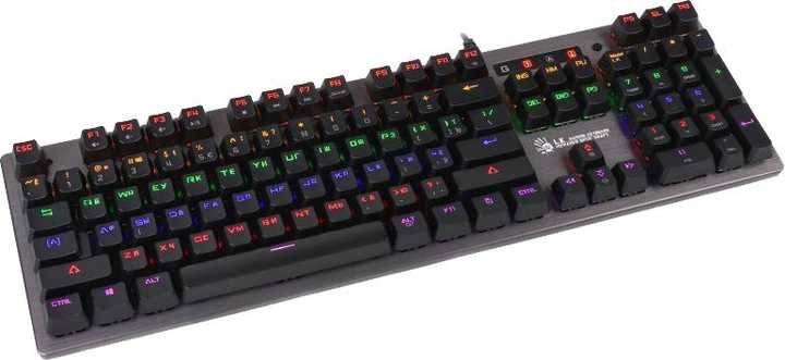 Проводная игровая клавиатура Bloody B760 (GREY) GREEN SWITCH