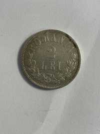Moneda de argint de 2 lei din 1873