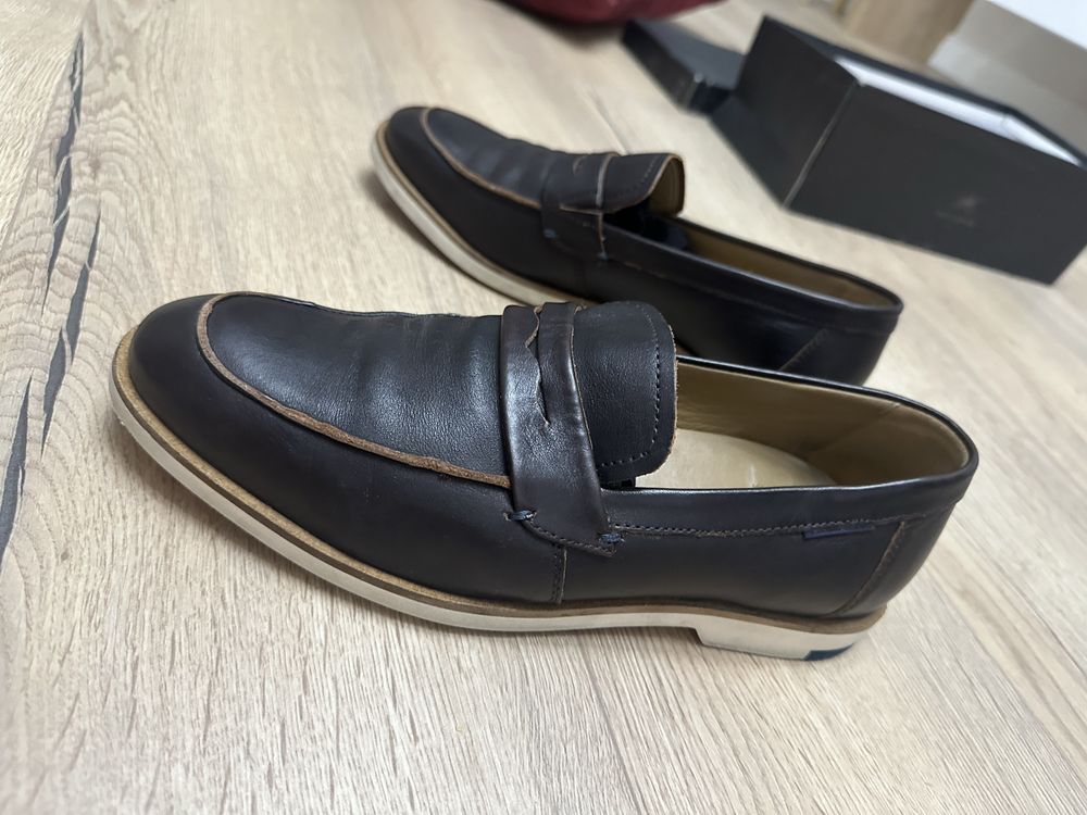 Mocasini barbatesti, din piele, marime 42