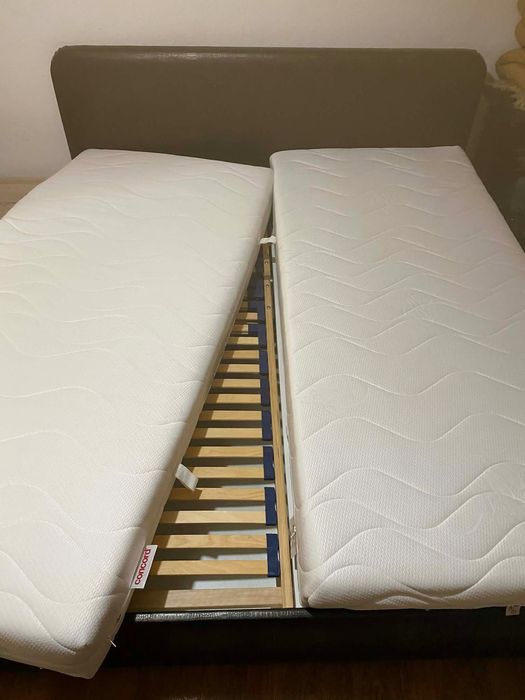 Pat dormitor cu saltele – stare foarte bună