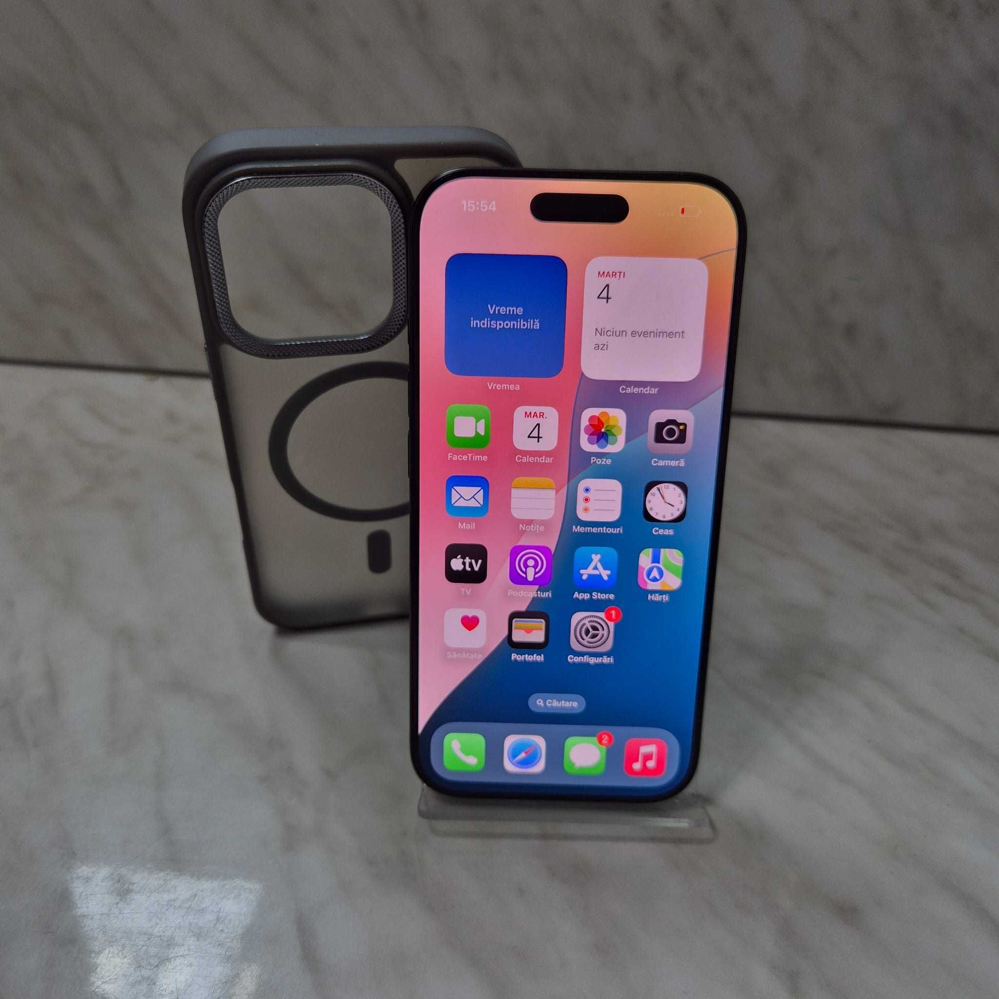 Telefon Apple iPhone 16 Pro Negru 256GB 100% bat Zeus Amanet 31837