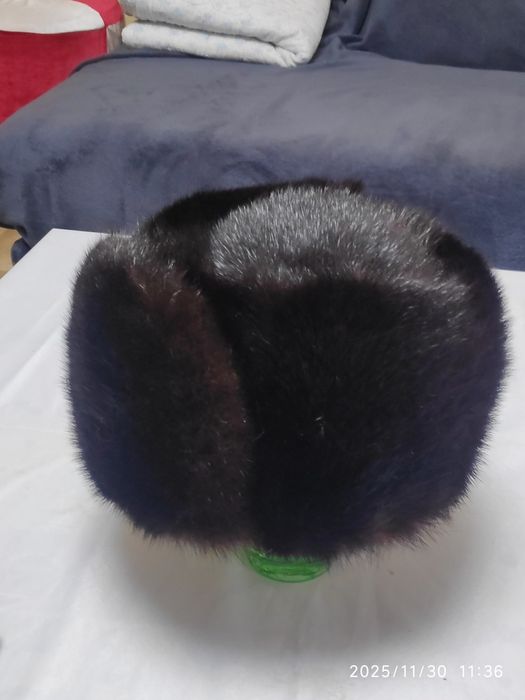 Мужская шапка из нутрии