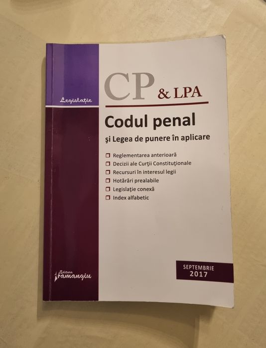 Set cărți cod penal, codul civil