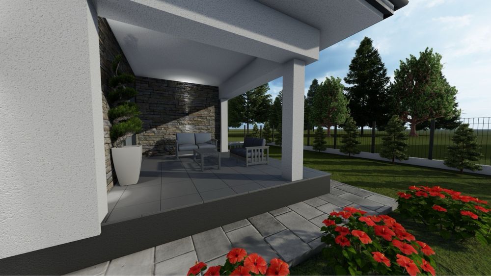 Casa parter la rosu , Satu Nou de Jos