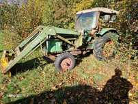 Tractor Deutz cu remorci de 1 si 2 axe
