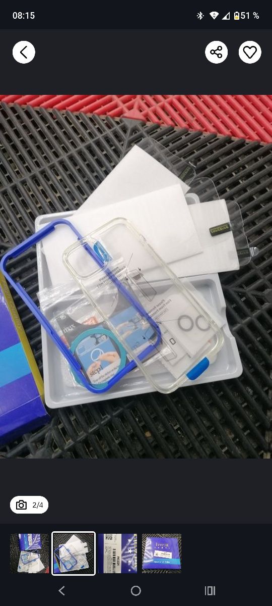 Set pentru protejarea unui iPhone 14 plus/ Pro Max.