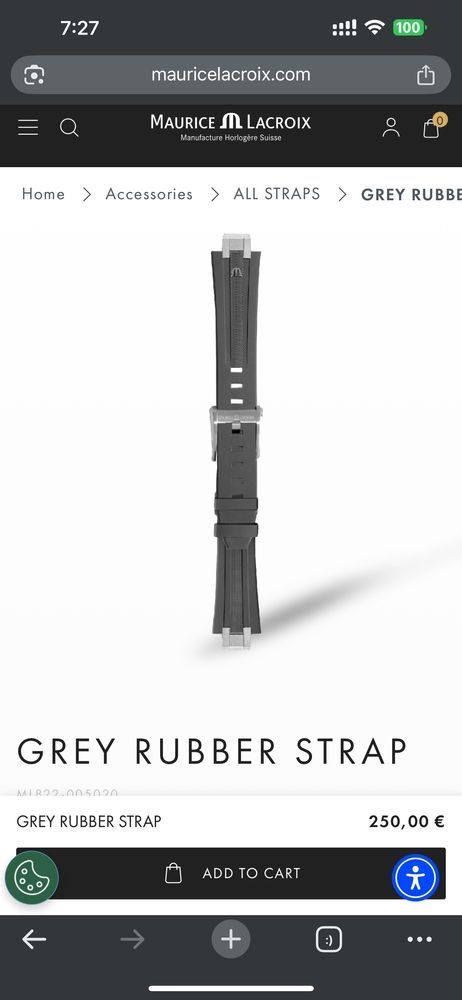 Maurice Lacroix Aikon SI6008 с две каишки