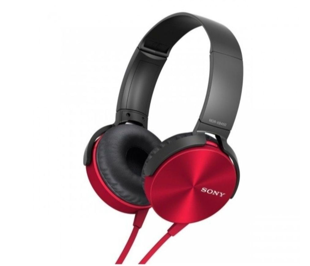 Наушники Sony MDR-XB450AP Red