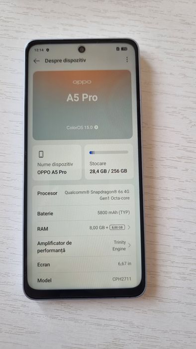 Telefon Oppo A5 Pro
