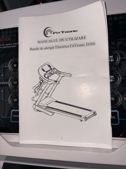 Bandă de alergat FitTronic D300