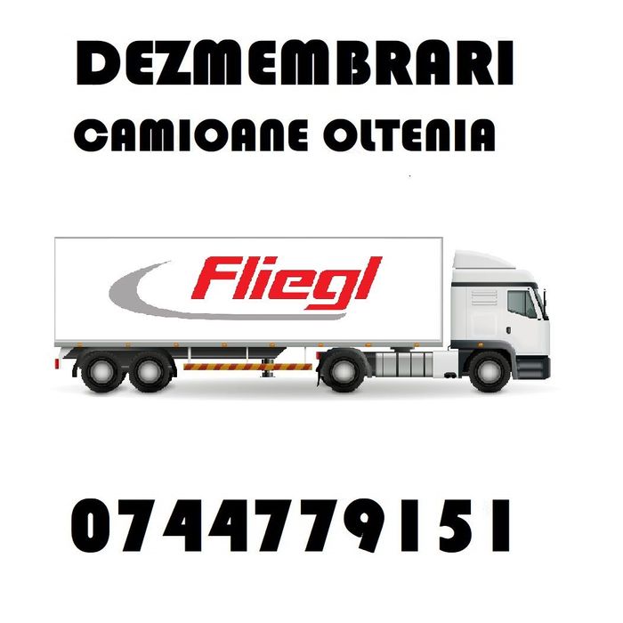 Piese Dezmembrari Semiremorca bena ( basculabila ) : trailer agabaritic FLIEGL : axe , etrieri , butuci , supape , arcuri , structuri , cilindrii