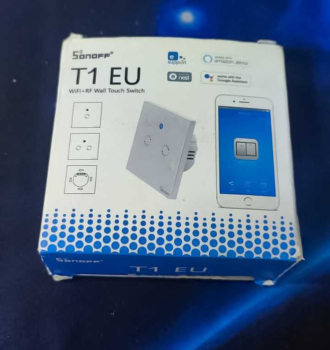 Intrerupător Inteligent Sonoff T1 cu funcție touch si WIFI