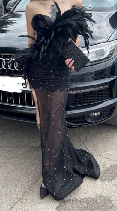 Официална черна Рокля