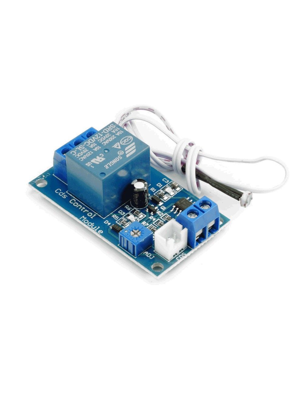 Реле със сензор за светлина и 12V фоторезистор XH-M131