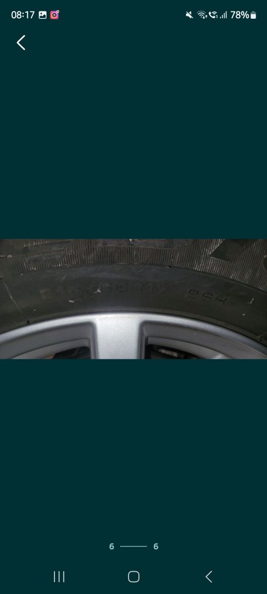 Roti jante geante 17 kadjar Qashqai duster