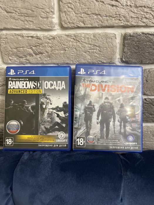 Игры на ps4 Tom clancy’s Rainbow six siege,The Division