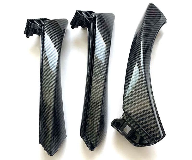 SET3 Manere BMW interior Seria 3 E90 E91 318 320 325 - CARBON