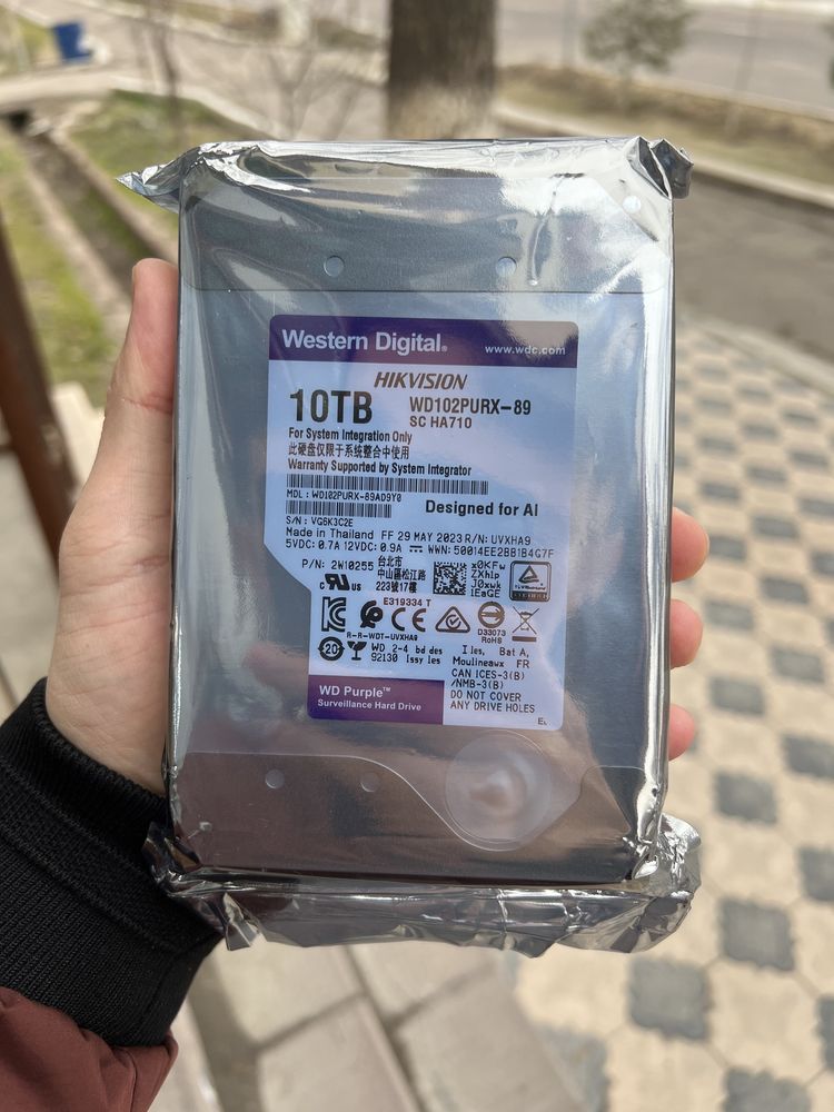 Жесткий диск WD Purple 10tb