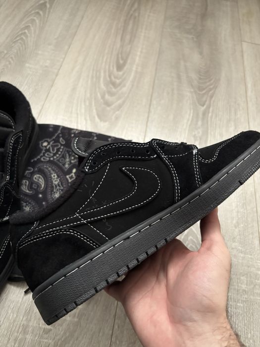 Jordan 1 Low Travis Scott Black Phantom