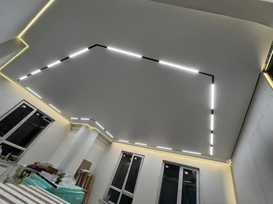 Натяжные потолки от 1600тг