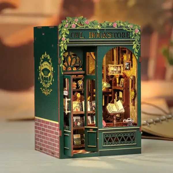 Декорация на Библиотека - BOOK NOOK, разделител за книги, 3D Модел