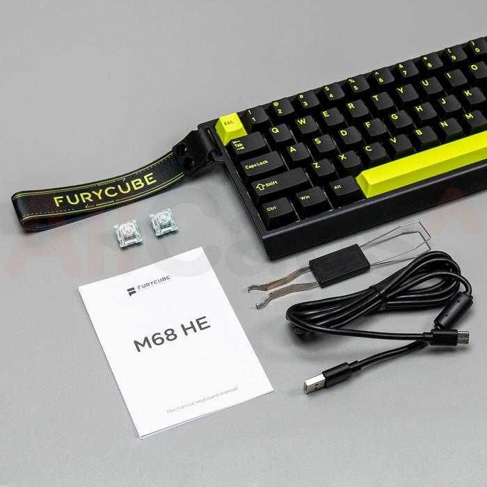 Игровая клавиатура механическая FURYCUBE M68 HE 60%