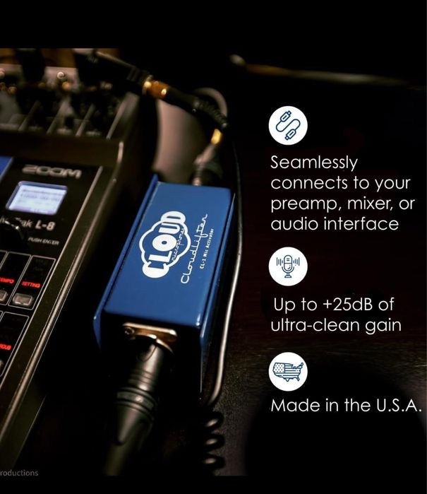 для Shure sm7B! Cloud Cloudlifter CL-1  USA оригинал