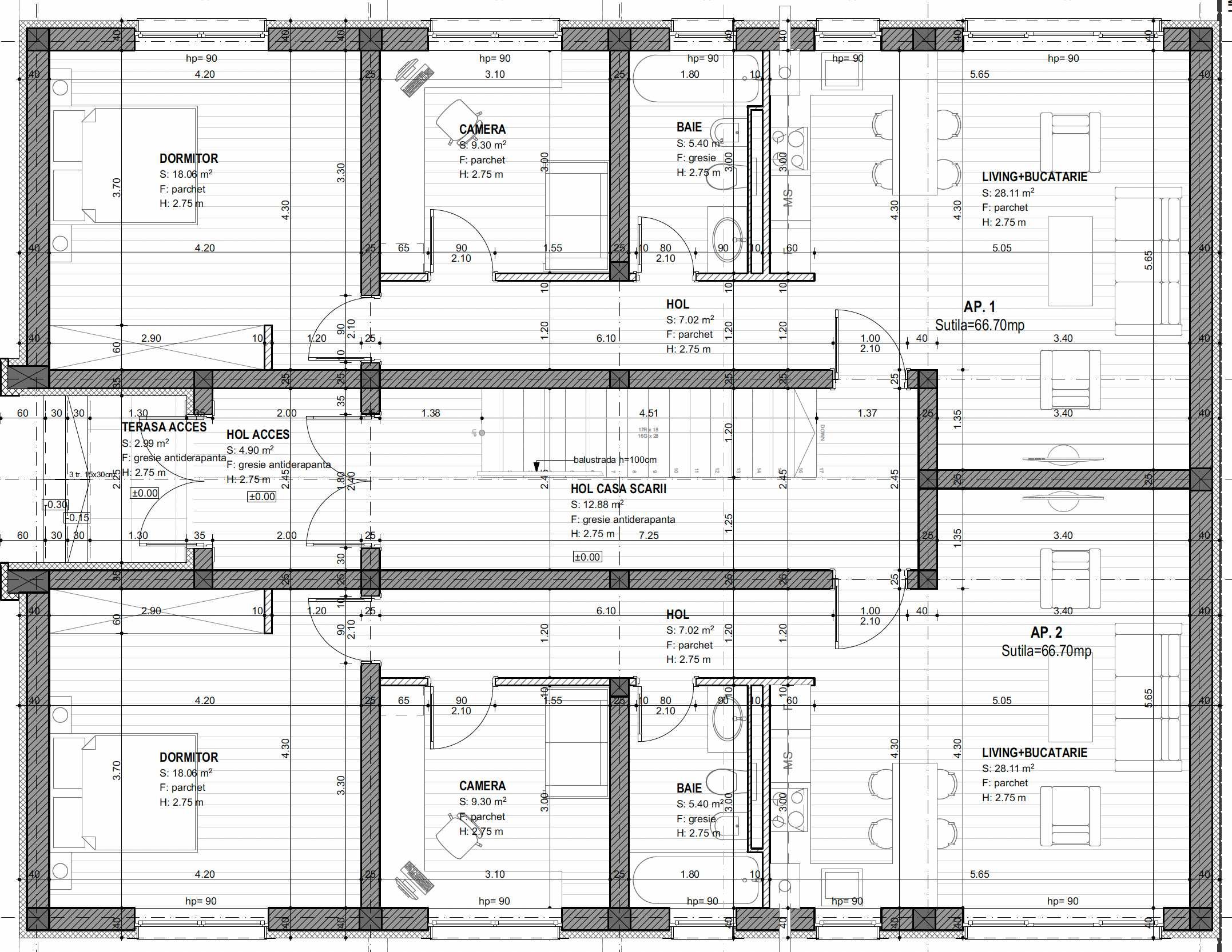 Bloc nou - Calea Urseni - 66,7 mp utili