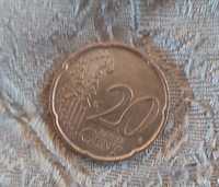 Monedă veche 20 cenți