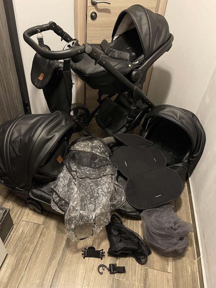 Бебешка колича Dada Paradiso 500 3в1 Black