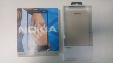 Nokia 2.1 Dual SIM, синьо, 1GB RAM, 8GB - пълен комплект