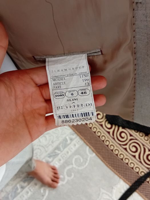 Костюм шалбар размер 46 BEYEFENDI 1963