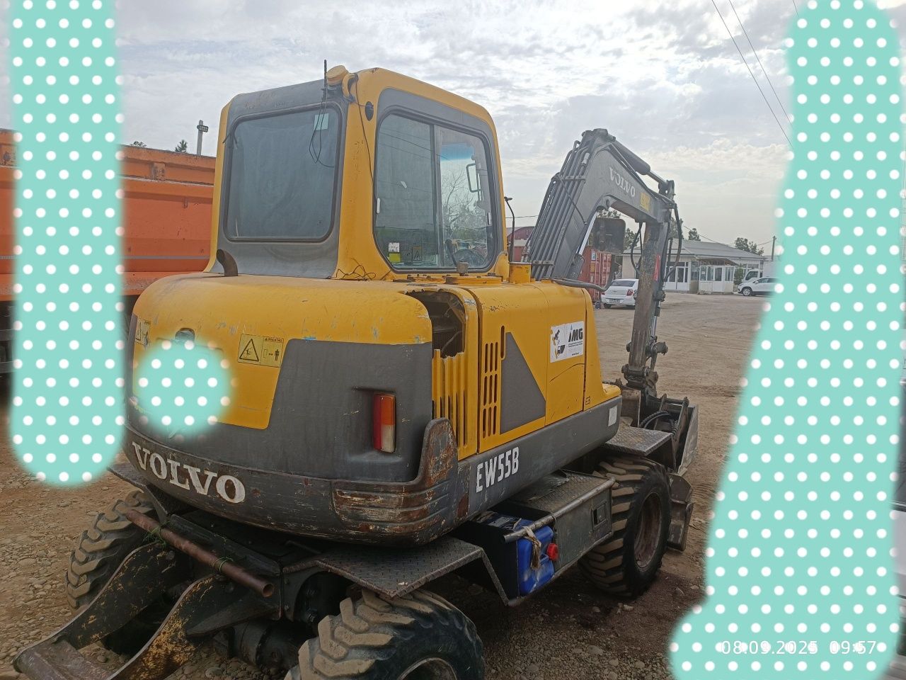 Мини экскаватор VOLVO EW55B