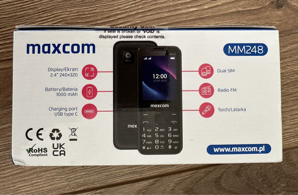 Telefon Maxcom Nou